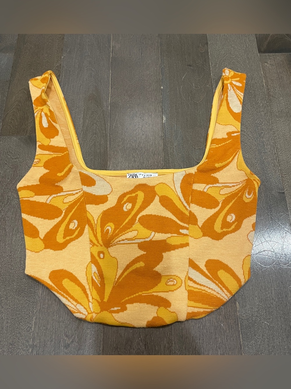 Zara Floral Crop Top